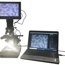 Mikroskop Live Blood Analysis (LBA) Darkfield dan Display LCD 9 inch